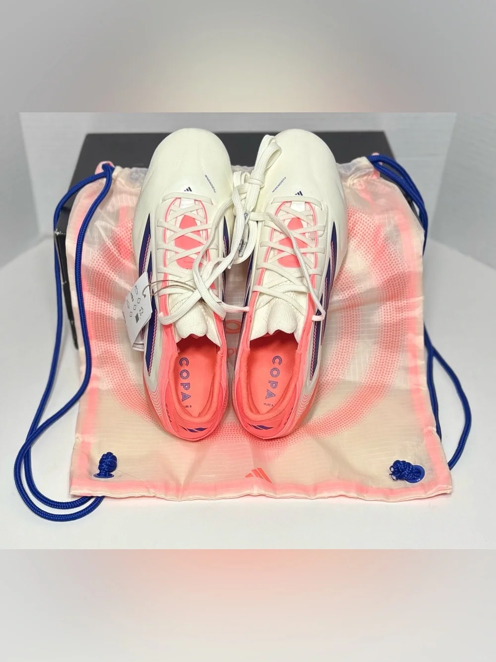 Adidas Copa Pure 3 Elite FG Leather Coral Blaze Pack Soccer Cleats JH8728 NEW